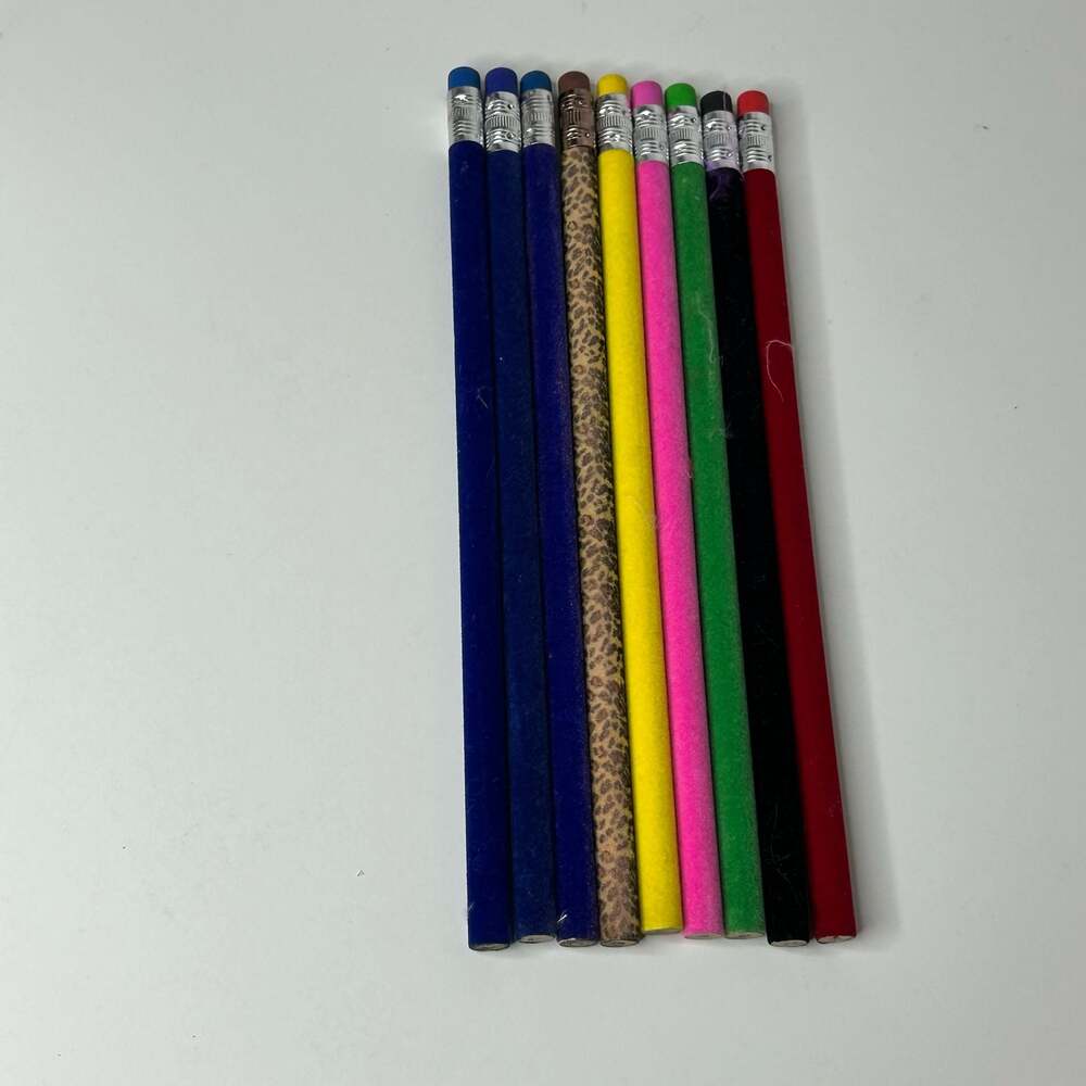 Smencils, Felt Unused Pencils, Claire’s Rainbow Eraser